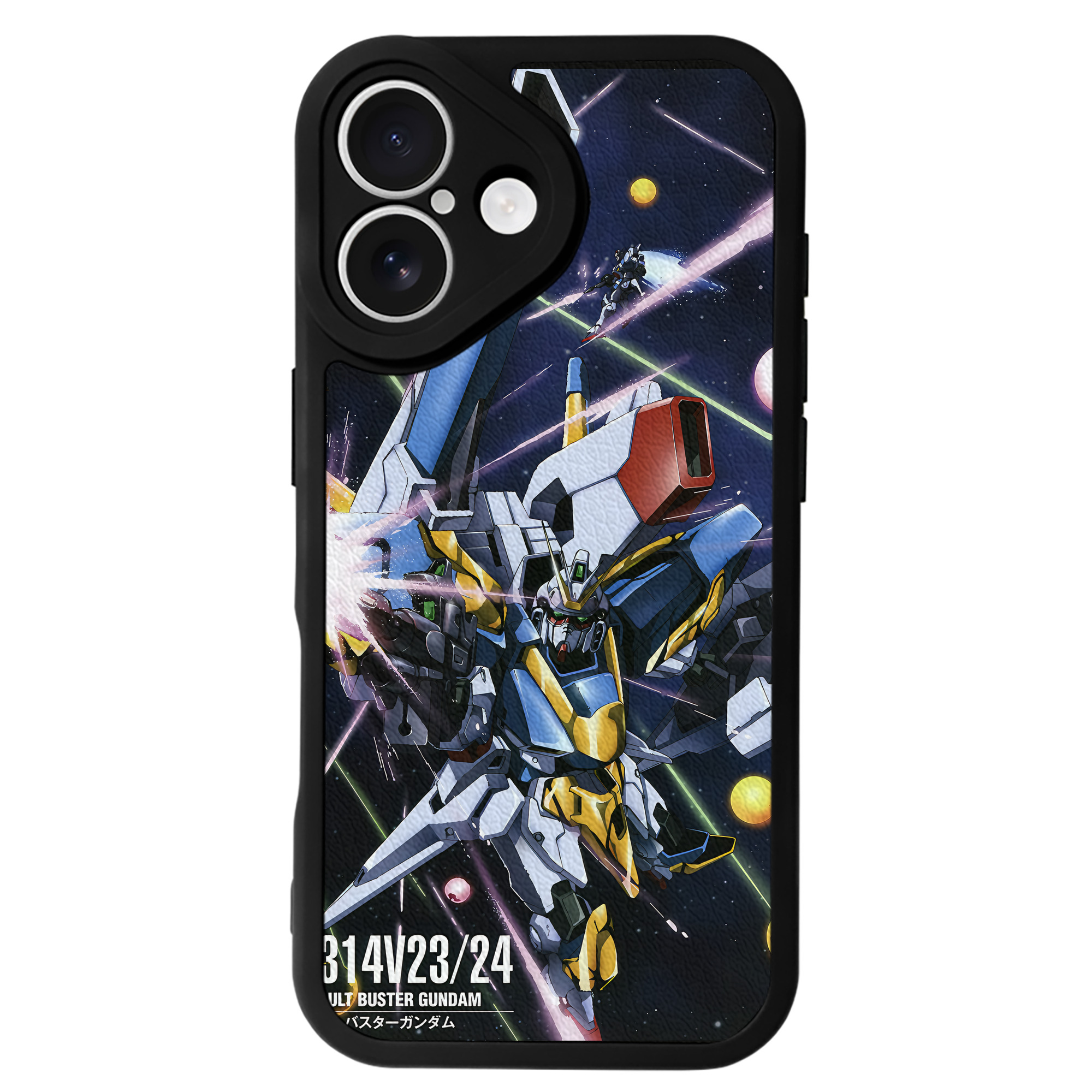 （画像用） 機動戦士ガンダム Mobile Suit Gundam 【iPhone 16シリーズ対応】シリコンスマホケース（レザー調） 材質：シリコン